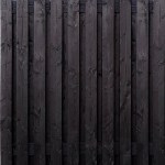tuinscherm zwart 180x180 cm